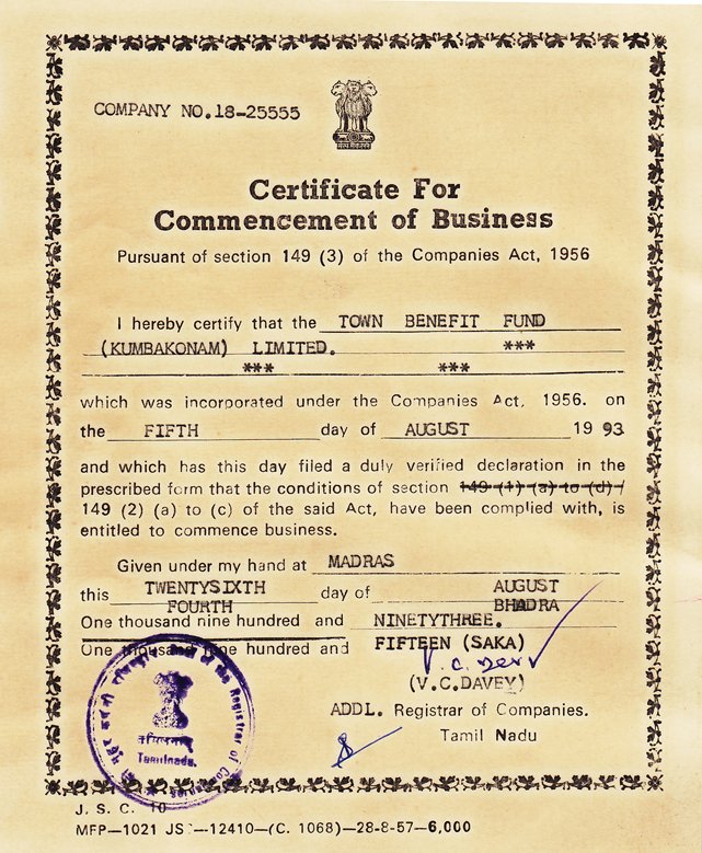 commencement-of-business-certificate-2019-inc-form-20a